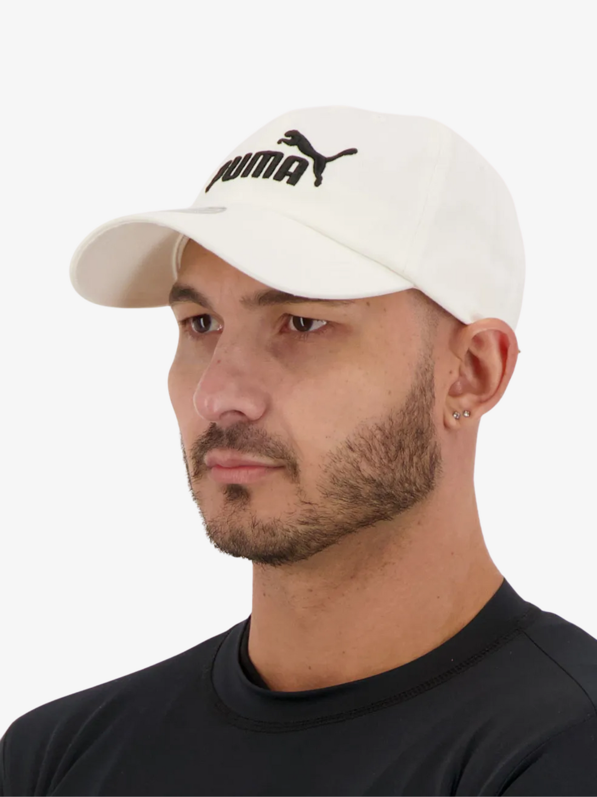 Boné Puma ESS Branco e Preto